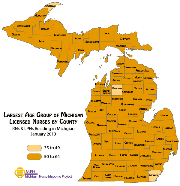 largest age group map
